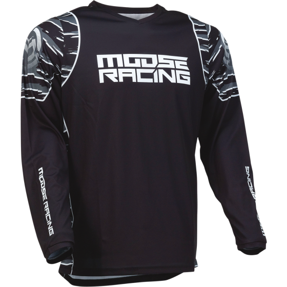 Мотокрос блуза MOOSE RACING QUALIFIER WHITE/GRAY/BLACK