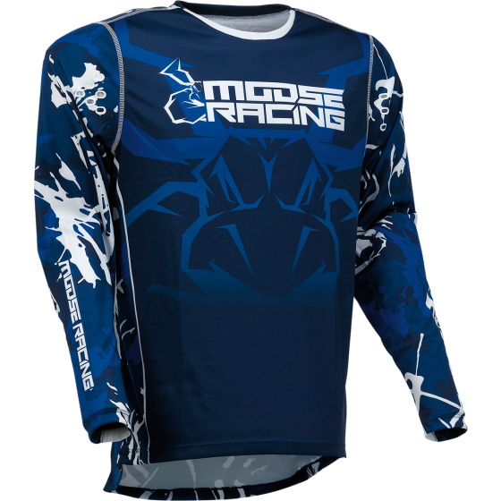 Мотокрос блуза MOOSE RACING AGROID BLUE/WHITE