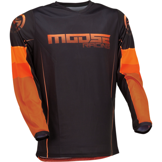 Мотокрос блуза MOOSE RACING QUALIFIER ORANGE/GRAY