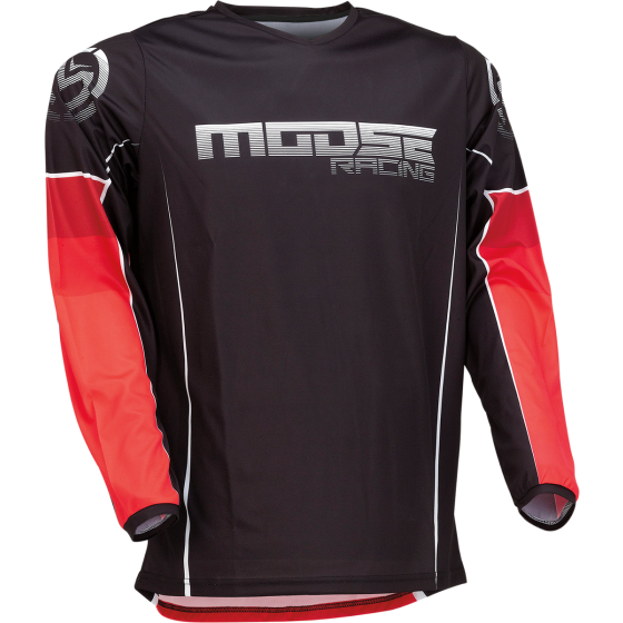 Мотокрос блуза MOOSE RACING QUALIFIER RED/BLACK