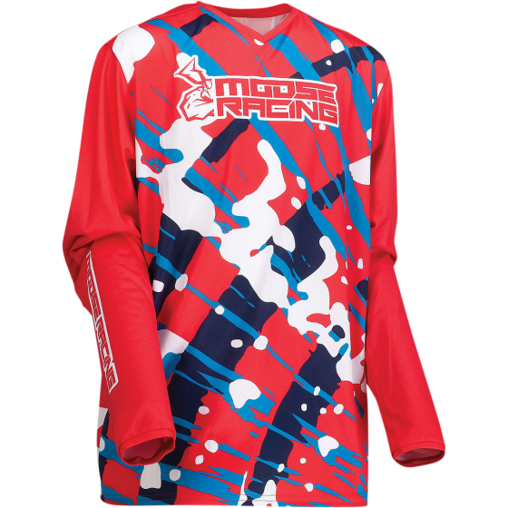 Детска блуза MOOSE RACING AGROID RED