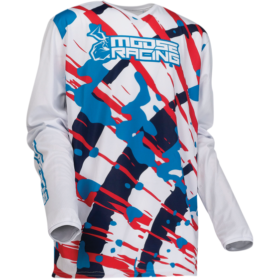 Детска блуза MOOSE RACING AGROID WHITE