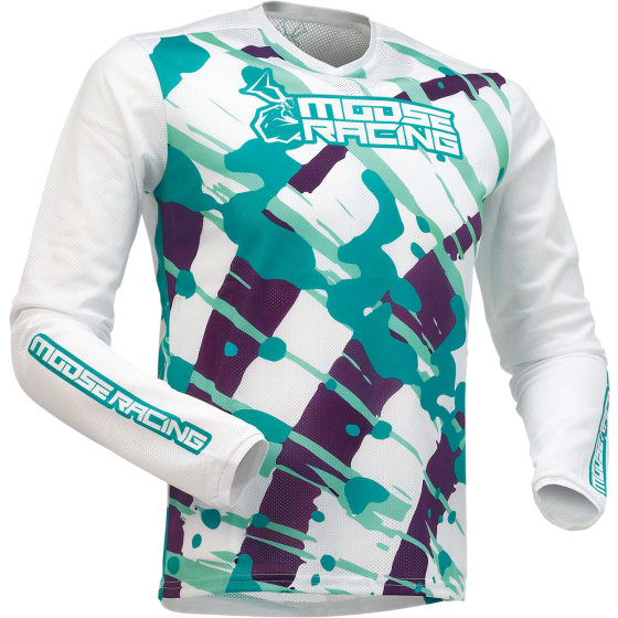 Детска блуза MOOSE RACING AGROID MESH TEAL/PURPLE