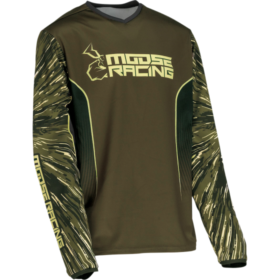 Детска блуза MOOSE RACING AGROID OLIVE/TAN