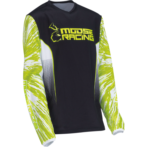 Детска блуза MOOSE RACING AGROID HI-VIZ/BLACK