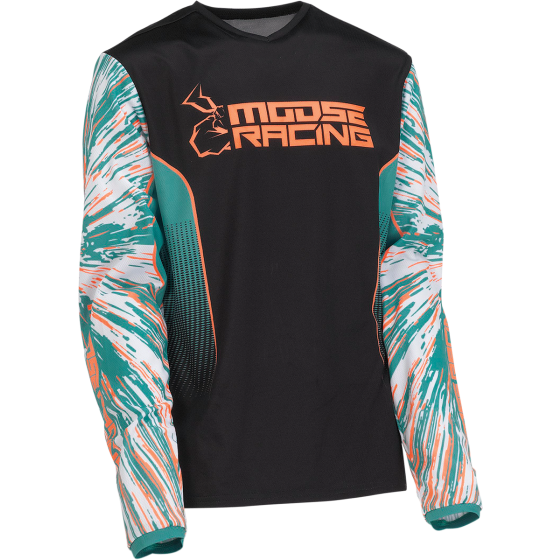Детска блуза MOOSE RACING AGROID TEAL/ORANGE/BLACK