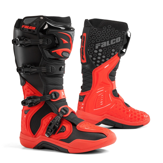 Мотокрос ботуши FALCO LEVEL 2 BLACK/RED