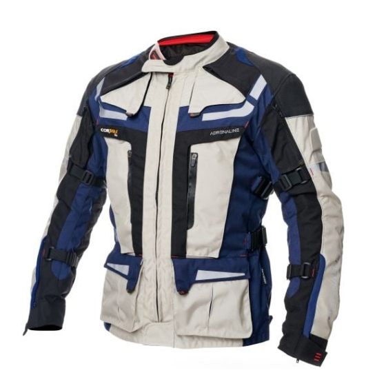 Текстилно мото яке ADRENALINE CAMELEON 2.0 BEIGE/NAVY