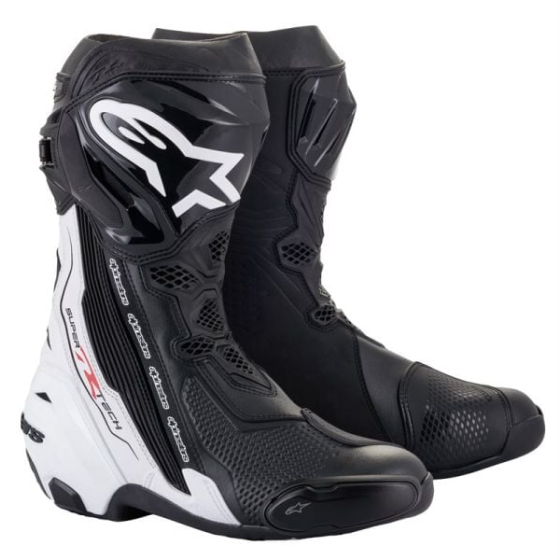 Ботуши ALPINESTARS SUPERTECH R VENTED BLACK/WHITE