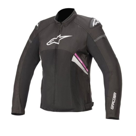 Дамско мото яке ALPINESTARS STELLA T-GP PLUS R V3 AIR BLACK/WHITE/FUCHSIA