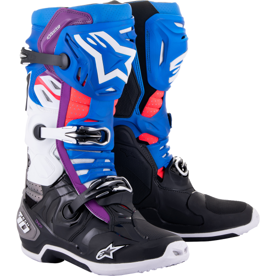 Мотокрос ботуши ALPINESTARS Tech 10 Supervented BLACK/WHITE/BLUE