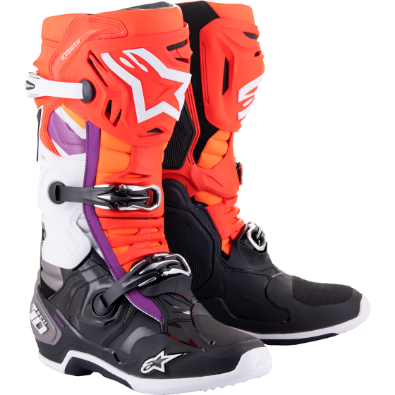 Мотокрос ботуши ALPINESTARS TECH 10 BK/RD/OR/WT