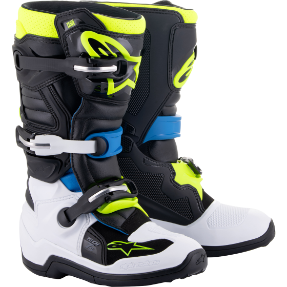 Детски мотокрос ботуши ALPINESTARS Tech 7S BLACK/BLUE/YELLOW