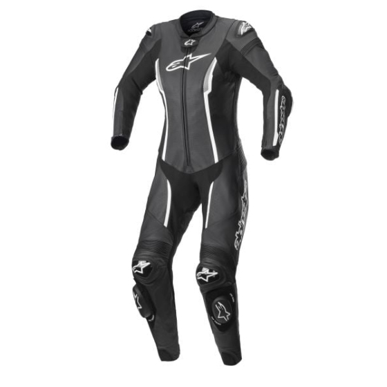 Дамски кожен екип ALPINESTARS SUIT STELLA MISSILE V2 BLACK/WHITE