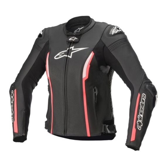Дамско кожено яке ALPINESTARS STELLA MISSILE V2 BLANK/PINK