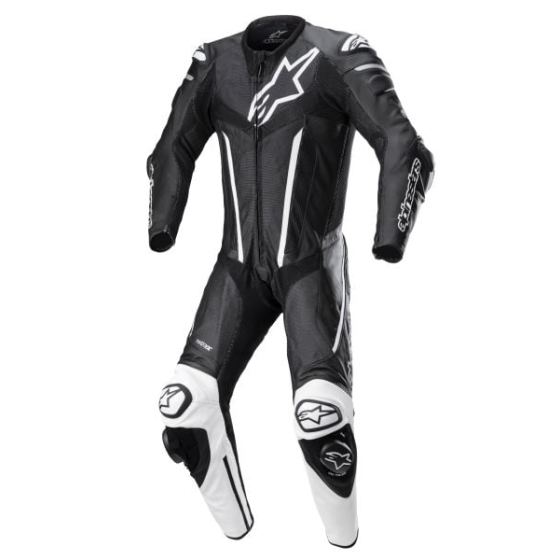 Кожен екип ALPINESTARS FUSION LEATHER BLACK/WHITE