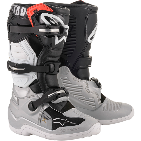 Детски мотокрос ботуши ALPINESTARS Tech 7S BLACK/SILVER/WHITE