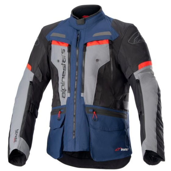 Текстилно мото яке ALPINESTARS Bogota Pro Drystar® BLACK/NAVY BLUE/RED