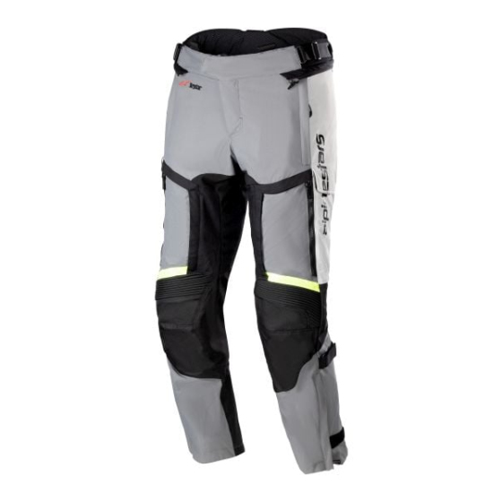 Панталон ALPINESTARS BOGOTA' PRO DRYSTAR 4 SEASONS GREY/FLUO YELLOW