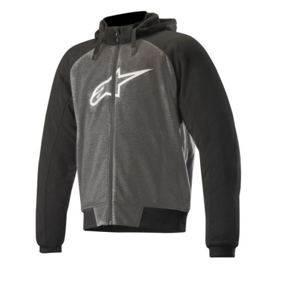 Мото суичър ALPINESTARS Chrome Sport Hoodie GRAY/BLACK/WHITE