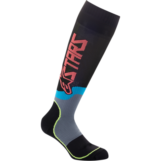 Детски чорапи ALPINESTARS YTH MX PLUS2 BLACK/YELLOW/RED
