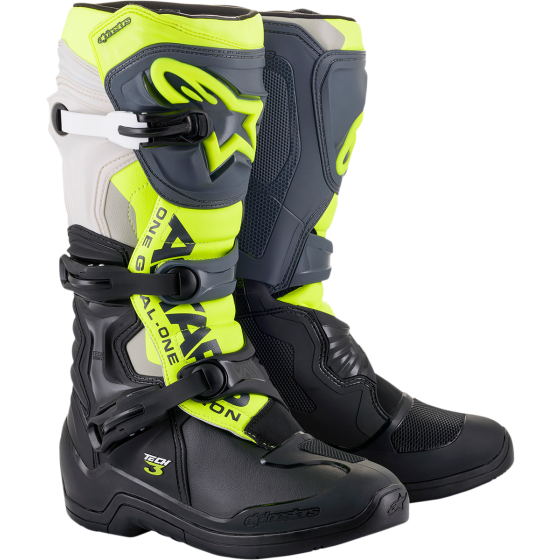 Мотокрос ботуши ALPINESTARS TECH 3 BLACK/GREY/YELLOW