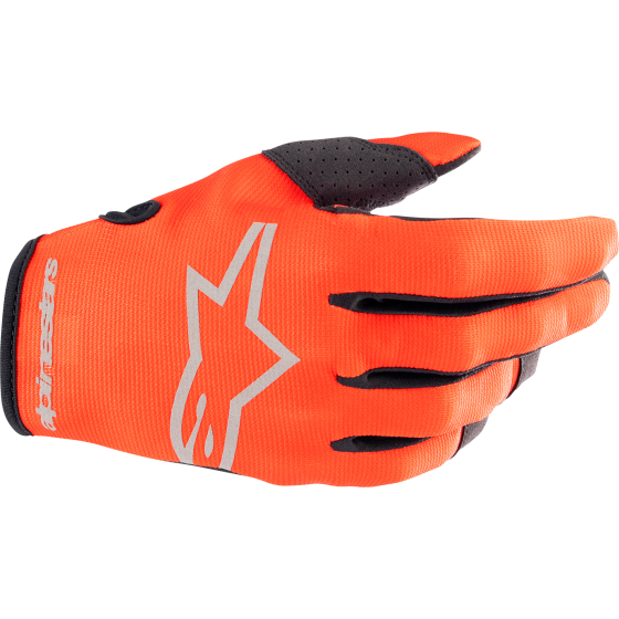 Детски мотокрос ръкавици ALPINESTARS RADAR ORANGE/BLACK