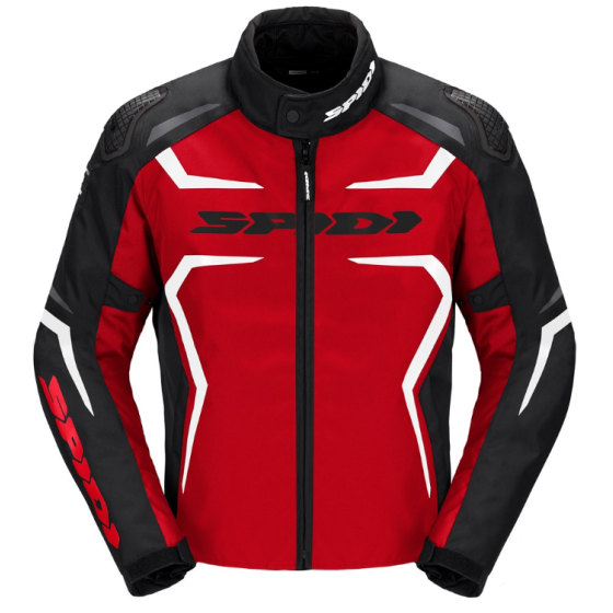 Текстилно мото яке SPIDI RACE-EVO H2OUT Black/Red/White