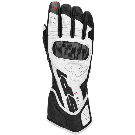 Кожени мото ръкавици SPIDI STR-6 Black/White