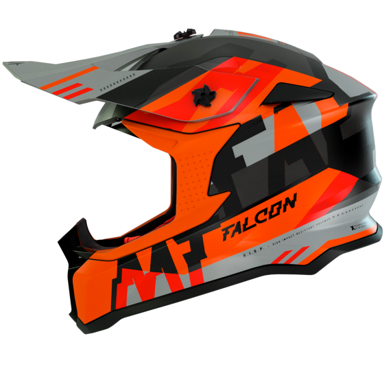 Мотокрос каска MT FALCON ARYA A4 MATT ORANGE