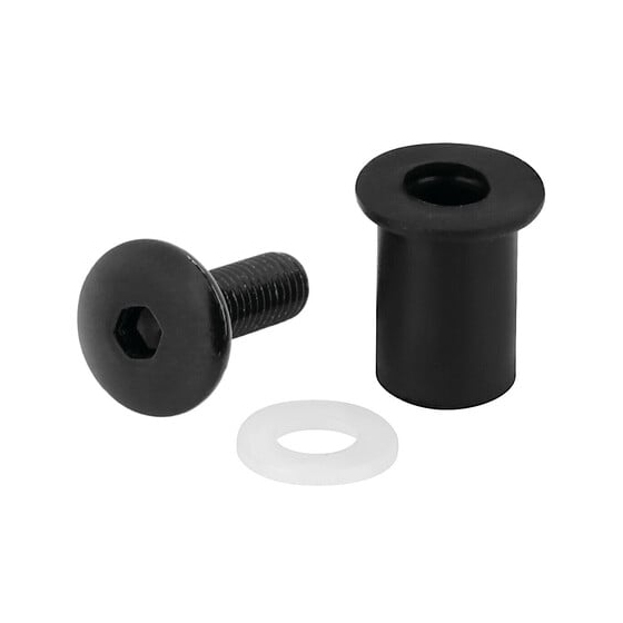 Комплект болтове за слюда 10 бр Black