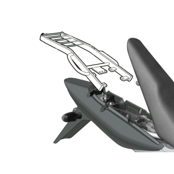 Монтажен комплект за куфари SHAD KIT TOP HONDA CBF 250'04