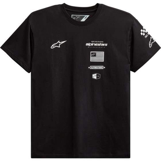 Мото тениска ALPINESTARS TEE H-BLOCK BLACK