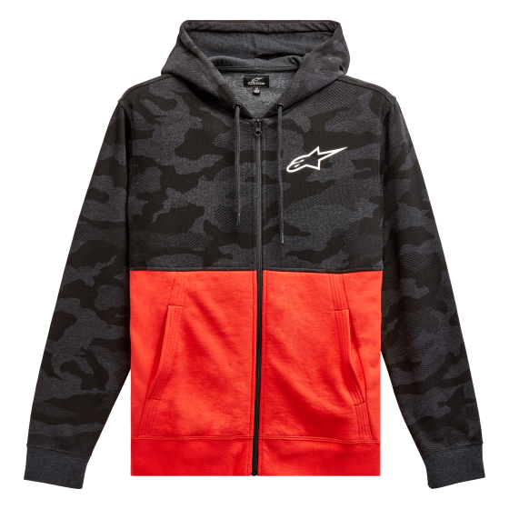 Мото суитшърт ALPINESTARS HOODIE CAMO-BLOCK CHAR