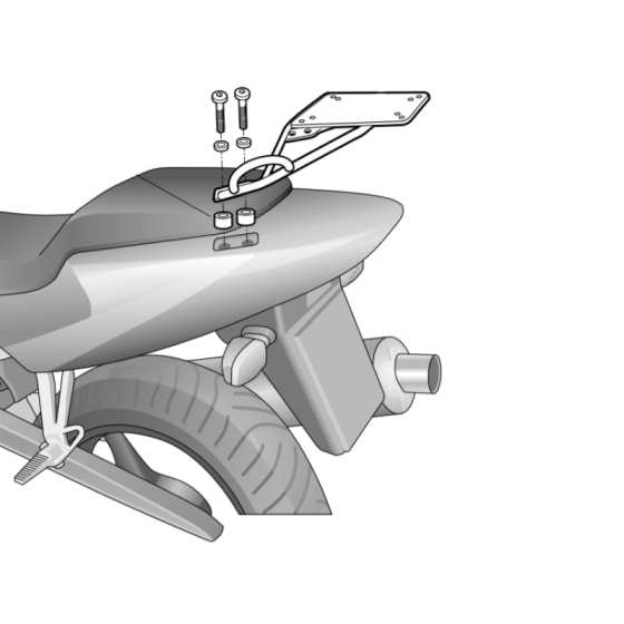 Монтажен комплект за куфари SHAD TOP MASTER HONDA CBR 600´01