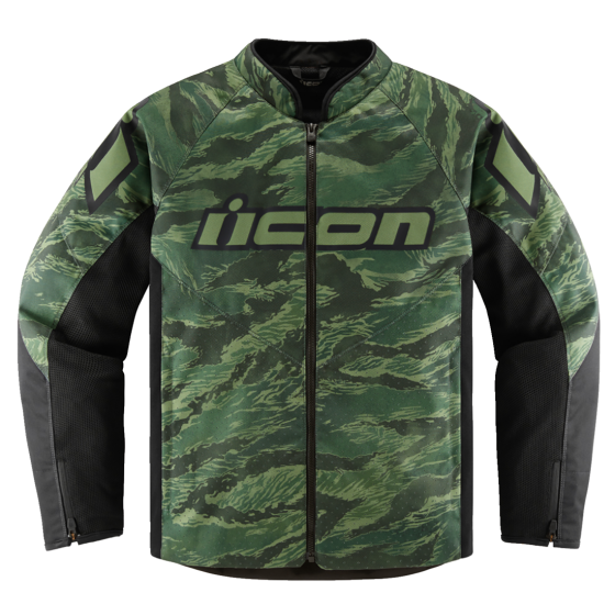 Текстилно мото яке ICON HOOLIGAN CE TIGER`S BLOOD GREEN