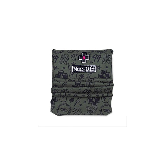 Мултифункционална кърпа Muc-Off Lightweight Neck Gaiter - Green Punk