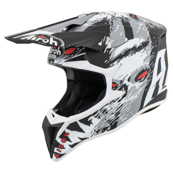 МОТОКРОС КАСКА AIROH WRAAP DEMON MATT
