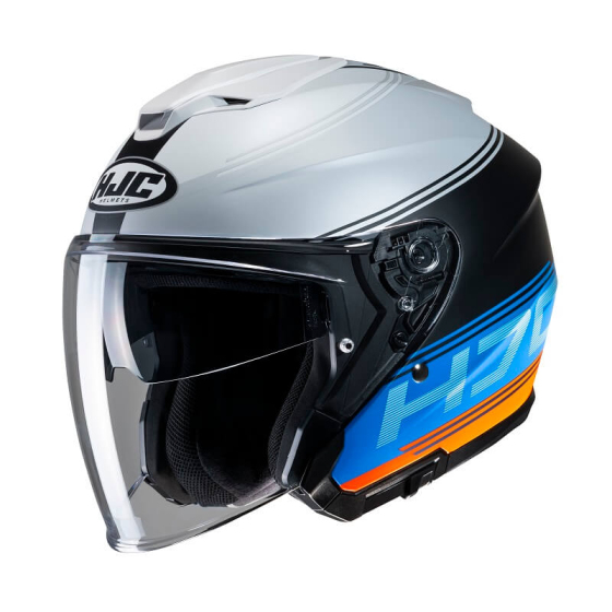 Oтворена каска HJC i30 VICOM WHITE/BLUE/ORANGE