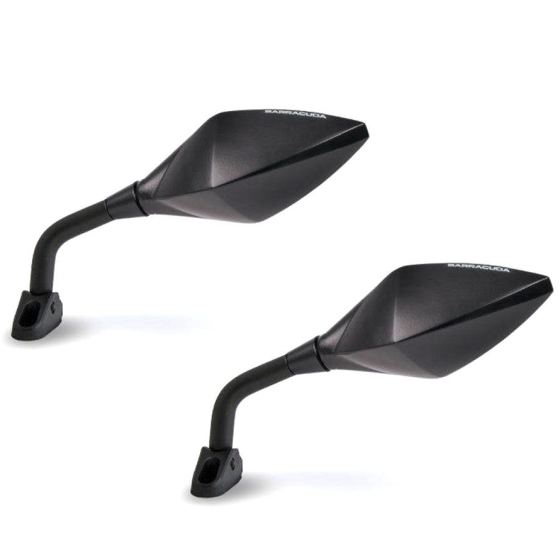 Огледала за мотор BARRACUDA RACE BLACK MATT