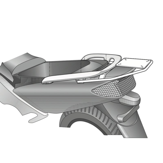 Монтажен комплект за куфари SHAD TOP MASTER YAMAHA TMAX 500 01