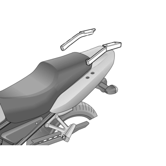 Монтажен комплект за куфари SHAD TOP MASTER YAMAHA FAZER 600 01