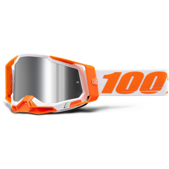 Мотокрос очила 100% RACECRAFT ORANGE SILVER FLASH