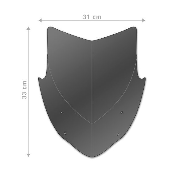 СПОРТНА СЛЮДА ЗА МОТОР AEROSPORT Yamaha MT-09 (2021-2022)