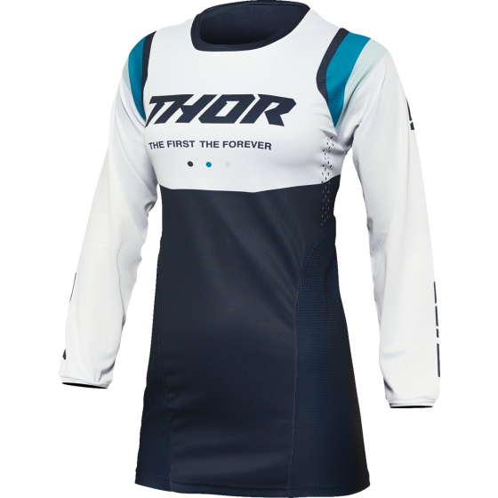 Дамско мотокрос джърси THOR WOMEN'S PULSE REV Blue, White