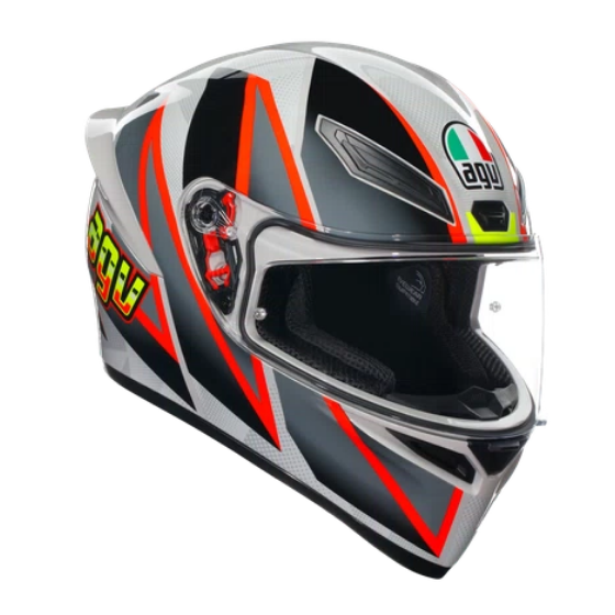 Каска AGV K1 S E2206 - BLIPPER GREY/RED