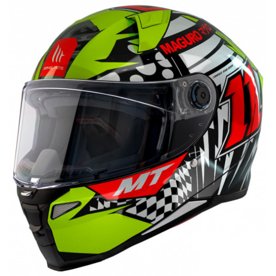 Каска MT REVENGE 2 S SERGIO GARCIA A3 FLUOR 2 GLOSS