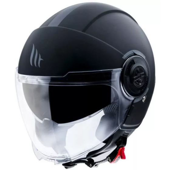 КАСКА ЗА СКУТЕР MT VIALE S SOLID A1 MATT BLACK
