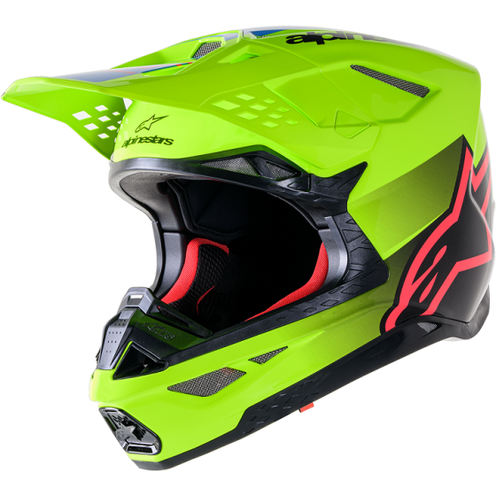 Мотокрос каска ALPINESTARS SM10 UNIT YL/BK