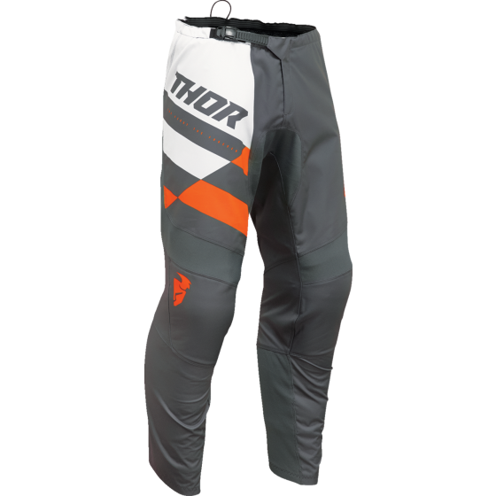 Мотокрос брич THOR SECTOR CHECKER GRAY/ORANGE